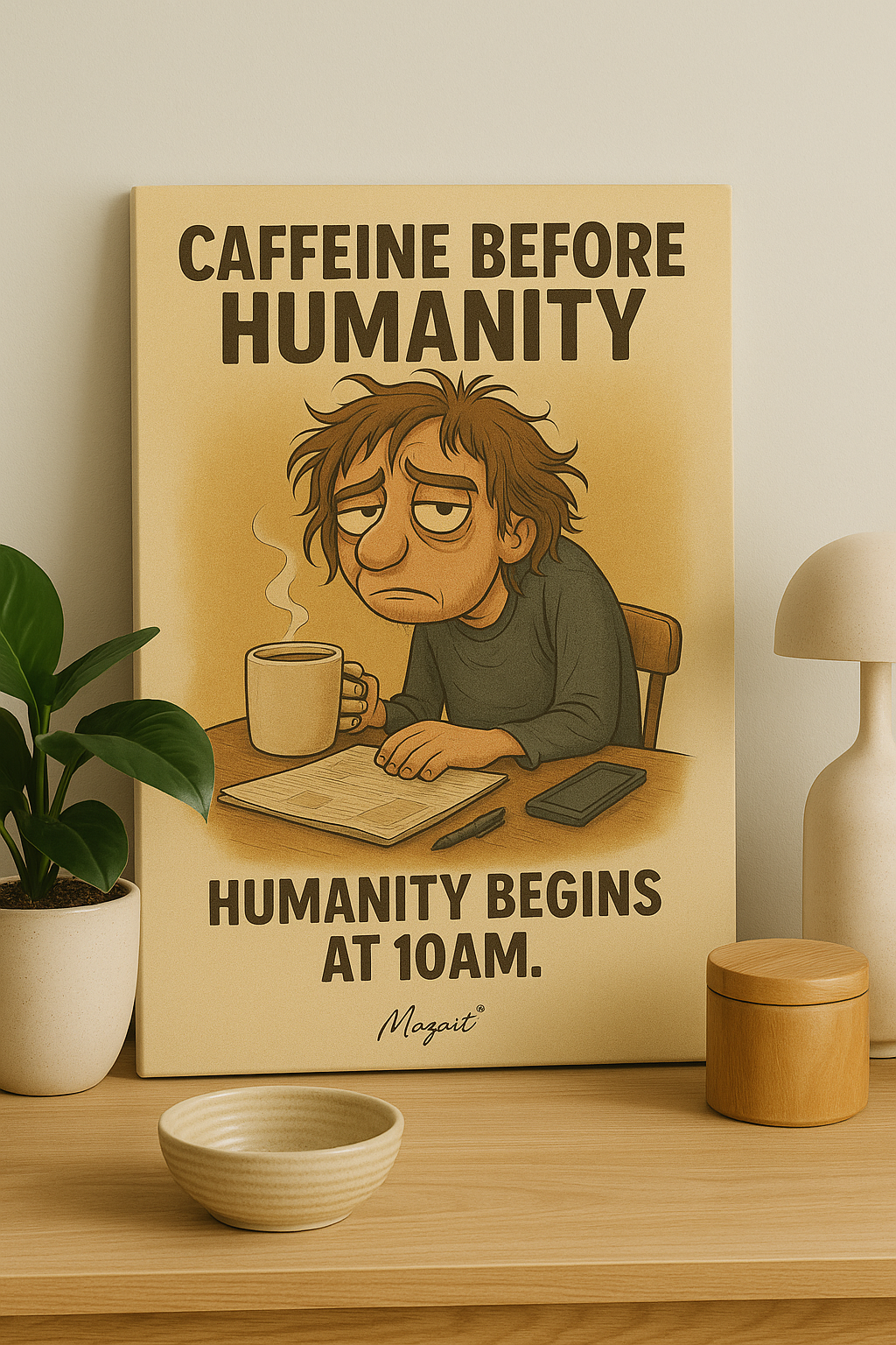 “Caffeine Before Humanity”
