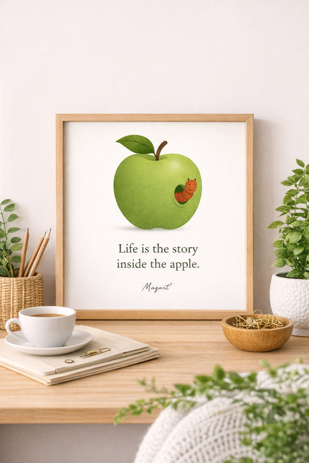 “Yaşam, elmanın içindeki hikâyedir.”