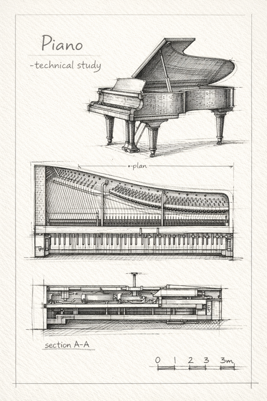 Grand Piano – Technical Study