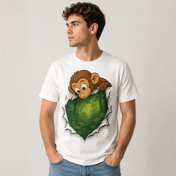 Curious Wild Ormanın İçine tasarım tişört – StudioMazart